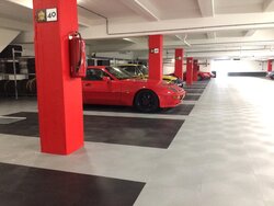 Dalles clic pour garage à structure fermée