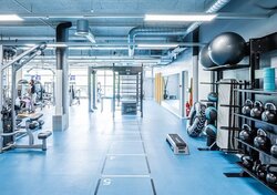 RevĂȘtements de sol Paviflex pour la musculation