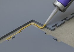 Pourquoi seul un collage complet avec de la colle PU 2K garantit l’étanchéité des dalles PVC clipsables