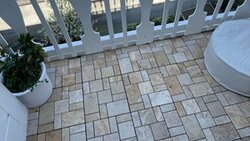 carrelage à clipser en pierre naturelle