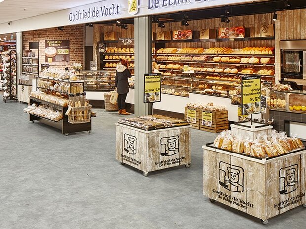 Supermarkt vloertegel