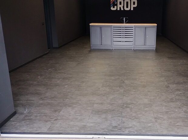 BoTiendra Designkliktegel Grey Terrazzo