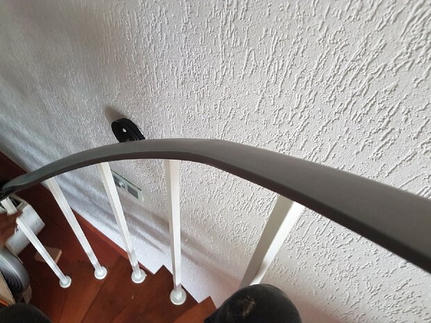 PVC Trapleuningprofiel voor vlakke leuning goud