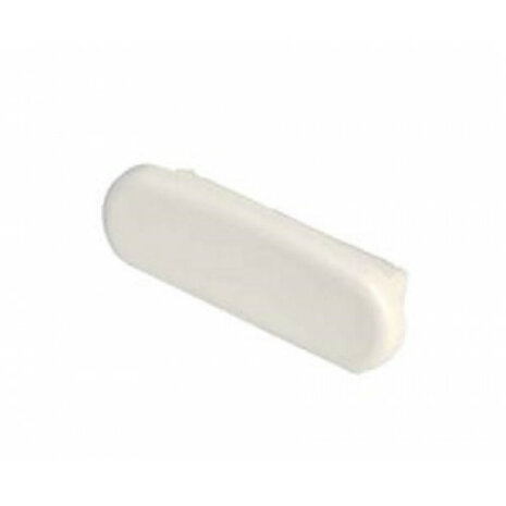 Embout pour profil&eacute; de garde-corps d&#039;escalier en PVC F408-018 blanc nacr&eacute;