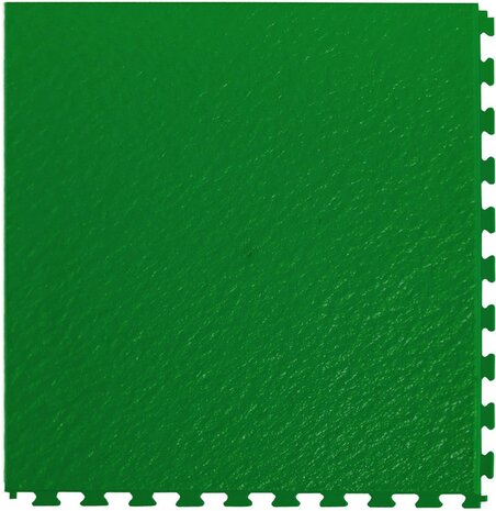 Groene tegels uit kunststof