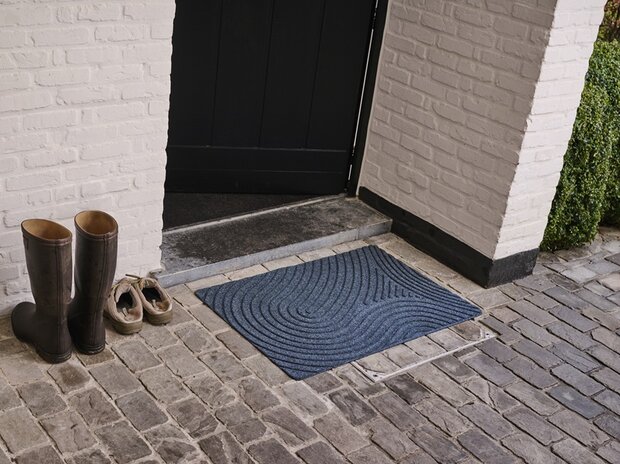 Paillasson WaterHog Fingerprint Grey 55x85 cm