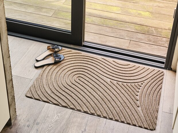 Paillasson WaterHog Fingerprint Grey 55x85 cm