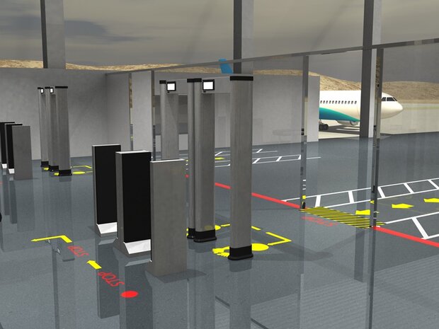 Vloermarkeringstape extra dun Thinstripe 100 mm zwart