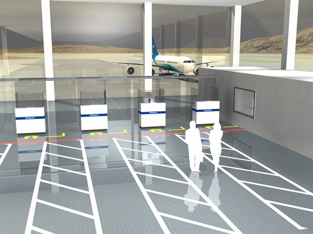 Vloermarkeringstape extra dun Thinstripe 75 mm oranje