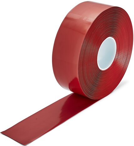 LeanLine Smooth Vloermarkeringstape 75 mm rood