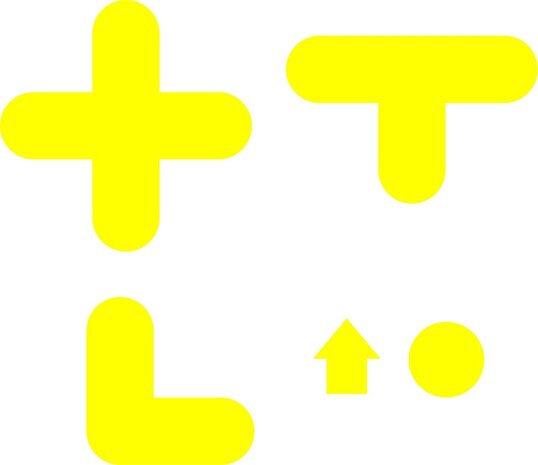 LeanLine Route Vloermarkeringstape 50 mm blauw