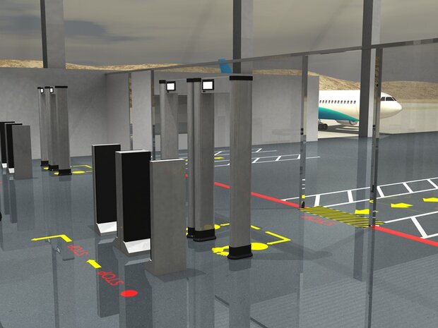 LeanLine Route Vloermarkeringstape 75 mm groen