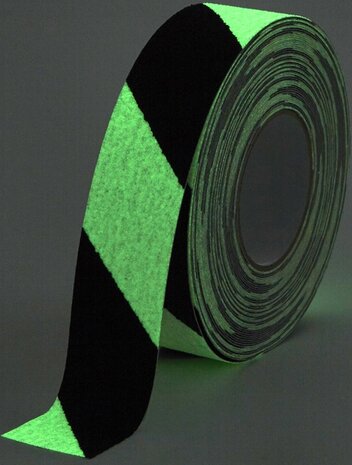Glow in Dark Antisliptape gestreept 50 mm