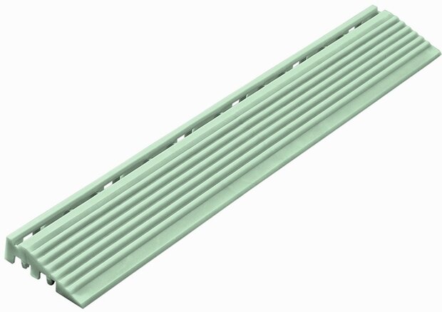 Afwerkrand recht voor 18 mm PP kliktegels mint