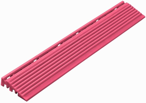 Afwerkrand recht voor 18 mm PP kliktegels pink