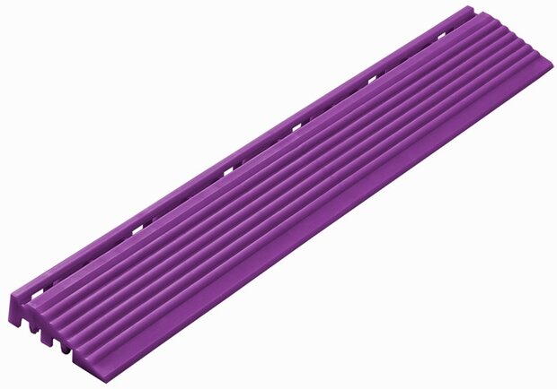 Afwerkrand recht voor 18 mm PP kliktegels paars
