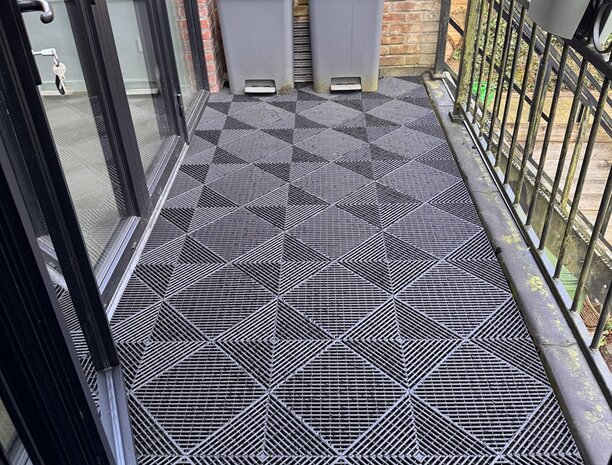 BoDeck Classic balkonvloeren 18 mm &ndash; open kliktegels | Blauw