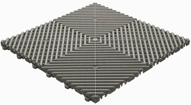 BoDeck Trend balkonvloeren 18 mm &ndash; open kliktegels | Grijsbruin