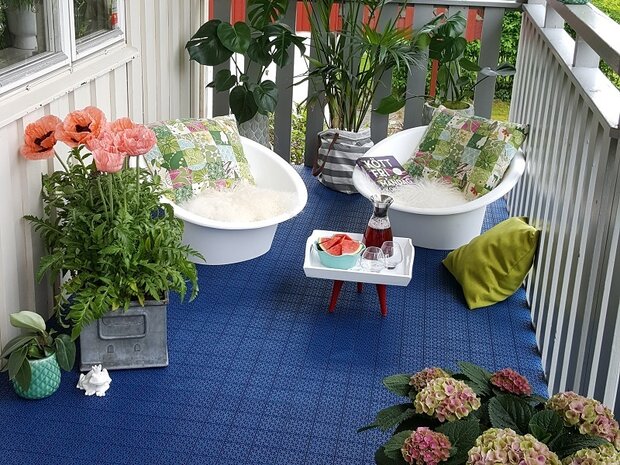 BoVersa  Balkonvloeren 12 mm&ndash; open kliktegels | groen