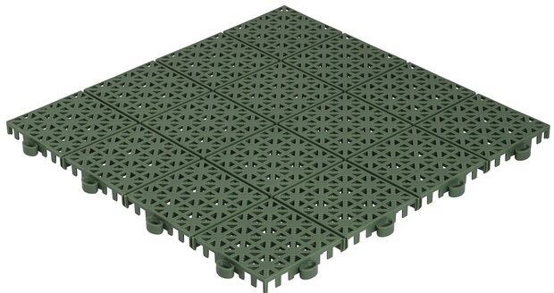 BoVersa  Balkonvloeren 12 mm&ndash; open kliktegels | groen