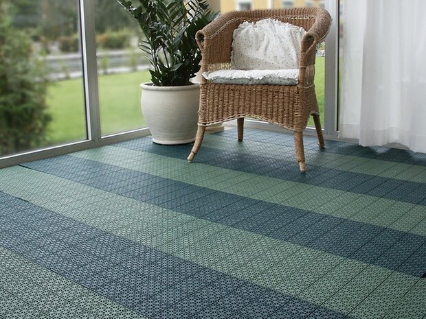 BoVersa  Balkonvloeren 12 mm&ndash; open kliktegels | grijs