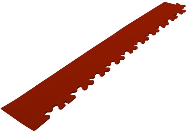 Afwerkrand met hoek voor 9 mm BoNueva pvc kliktegels roodbruin