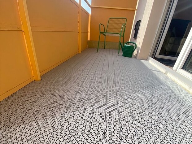 BoVersa  Balkonvloeren 12 mm&ndash; open kliktegels | blauw