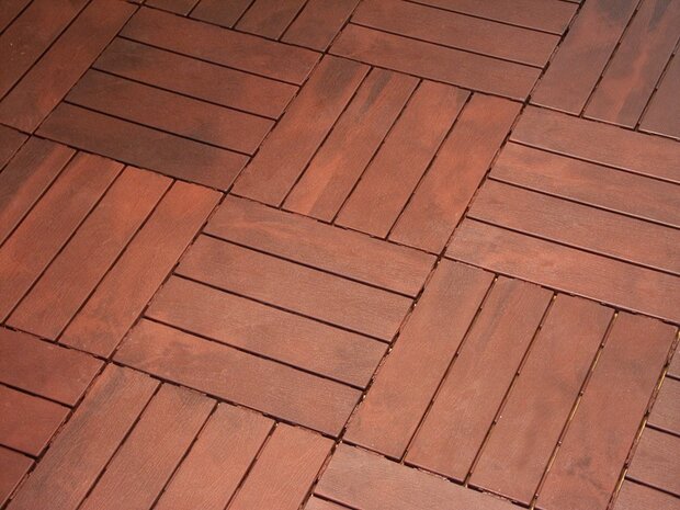 BoFudra balkonvloer 12 mm-houtlook- grijs