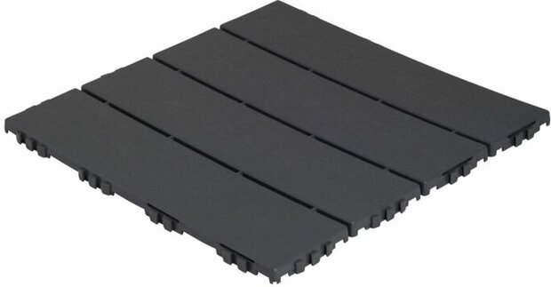 BoFudra balkonvloer 12 mm-houtlook- grijs