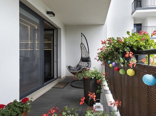 BoFudra balkonvloer 12 mm-houtlook- mahony