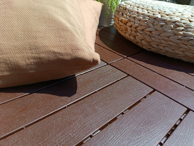 BoFudra balkonvloer 12 mm-houtlook- donker eiken