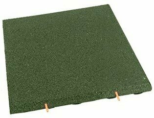 BoSoft rubberen balkontegel tegel 25 mm groen