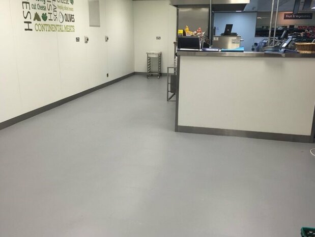 Taralock PVC kliktegel Garagevloer 7 mm - licht-grijs-verdekte verbinding 