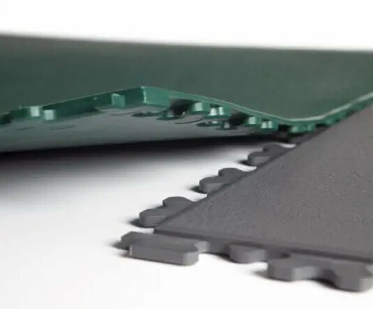 Taralock PVC kliktegel Garagevloer 7 mm - zwart-verdekte verbinding 