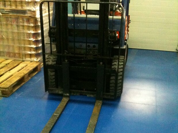 BoSepta-PVC-Kliktegel-Garagevloer-7-mm-oranje-licht-gestructureerd