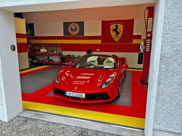 BoSepta-PVC-Kliktegel-Garagevloer-7-mm-lichtgrijs-licht-gestructureerd