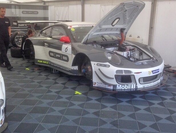 BoClassic PVC kliktegel Garagevloer -18mm-donkergrijs