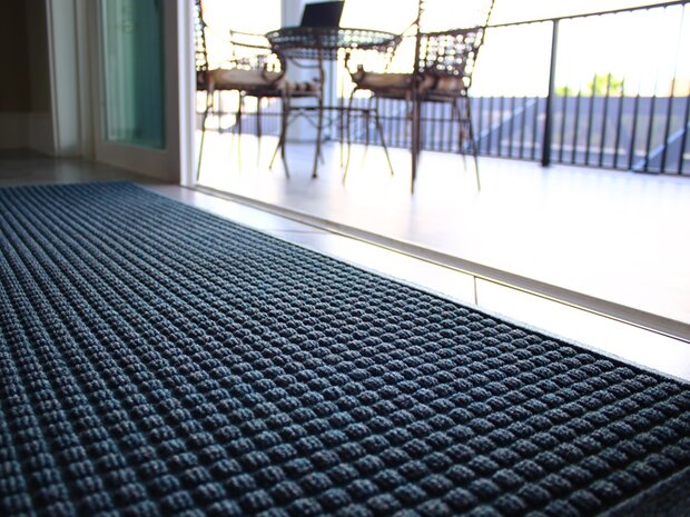 Deurmat WaterHog Square Grey 180x250 cm