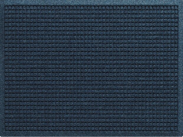 Deurmat WaterHog Square Navy Blue 180x250 cm