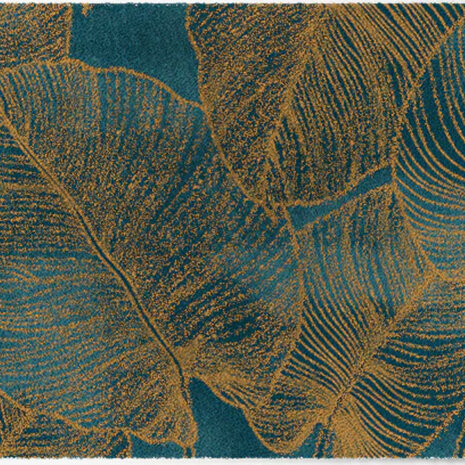 ColorStar Botanica binnendeurmat-turkoois-85x115 cm