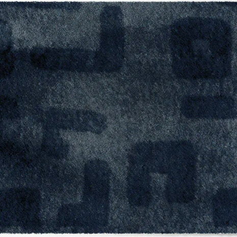 ColorStar Etnic binnendeurmat-marineblauw-60x85 cm