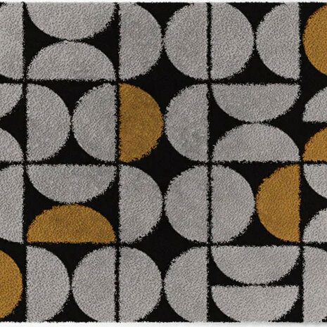 ColorStar Golden binnendeurmat-grijs-85x150 cm