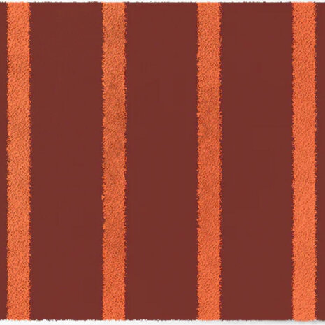 ColorStar- Lines- binnendeurmat-bruin-zalm-85x150 cm