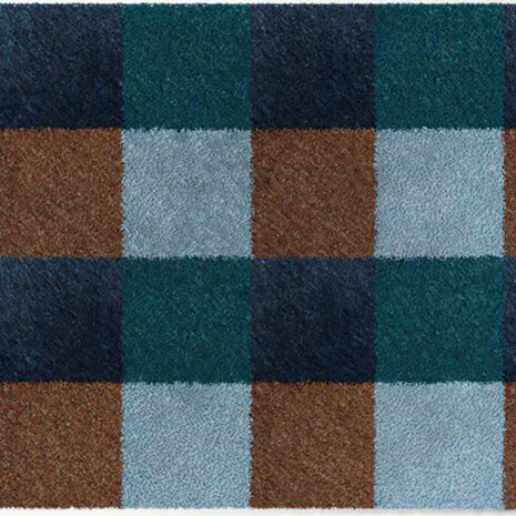 ColorStar- London- binnendeurmat-blauw-grijs-bruin-85x150cm