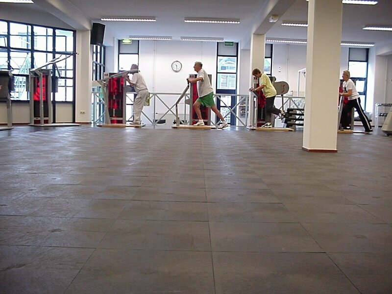 Sportschoolvloer