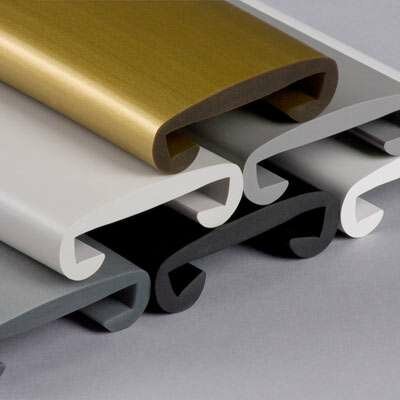 PVC Trapleuningprofiel voor vlakke leuning antraciet