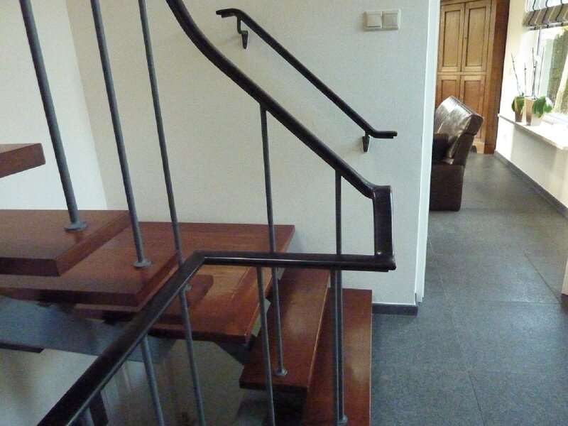 PVC Trapleuningprofiel voor vlakke leuning antraciet