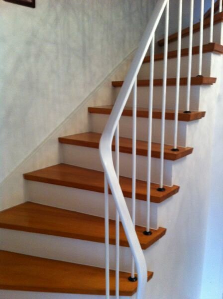 PVC Trapleuningprofiel voor vlakke leuning antraciet