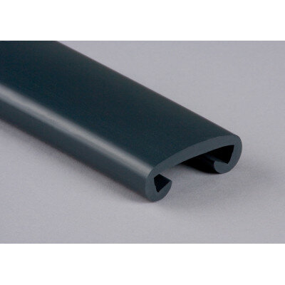 PVC Trapleuningprofiel voor vlakke leuning antraciet