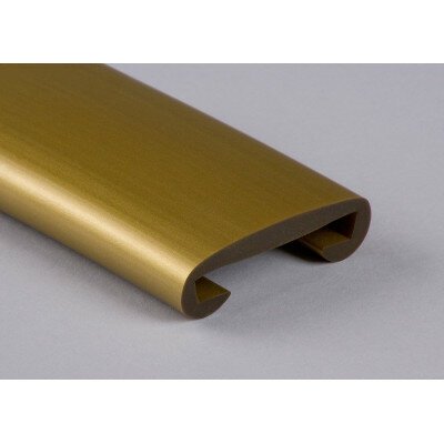 PVC Trapleuningprofiel voor vlakke leuning goud